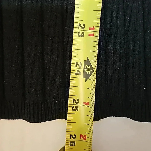 Alfani Womens sleeveless sweater vest sz 1X black ribbed silk blend soft casual - Picture 12 of 12